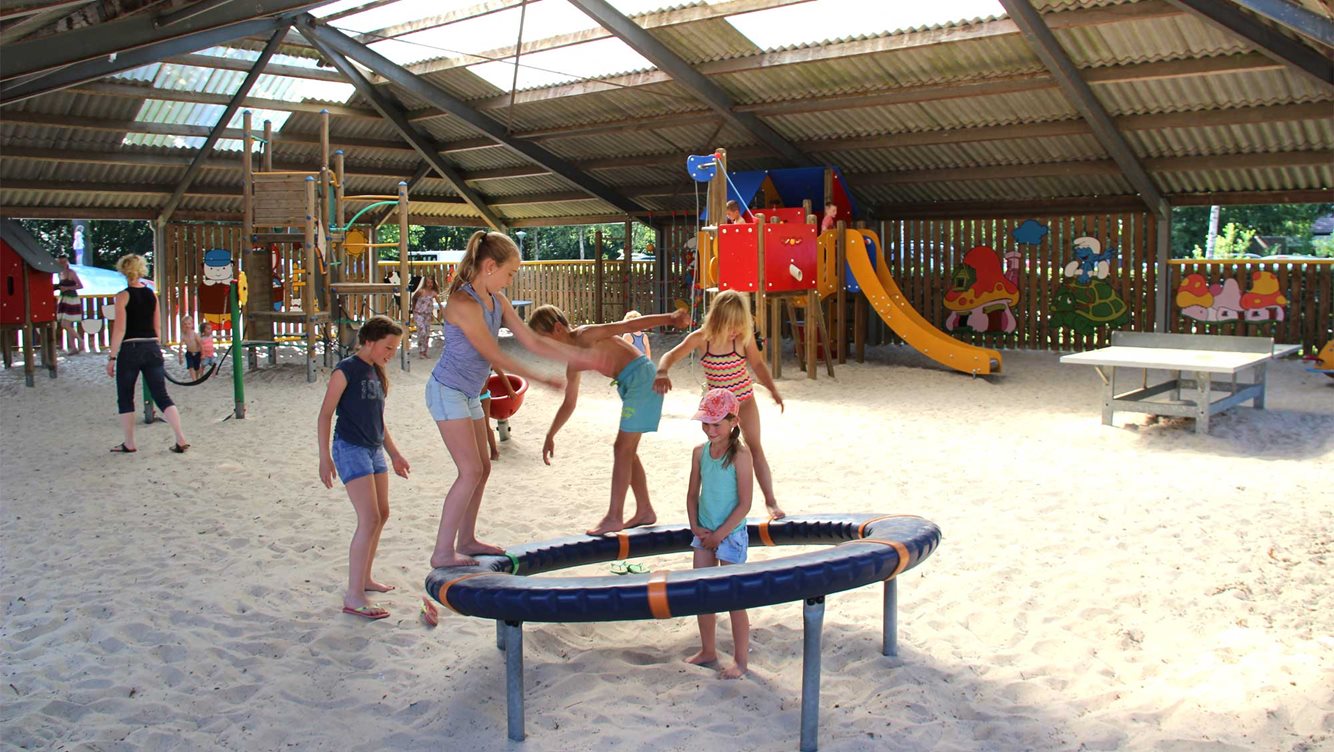 Flippies Pretpaleis 10 overdekte buitenspeeltuin