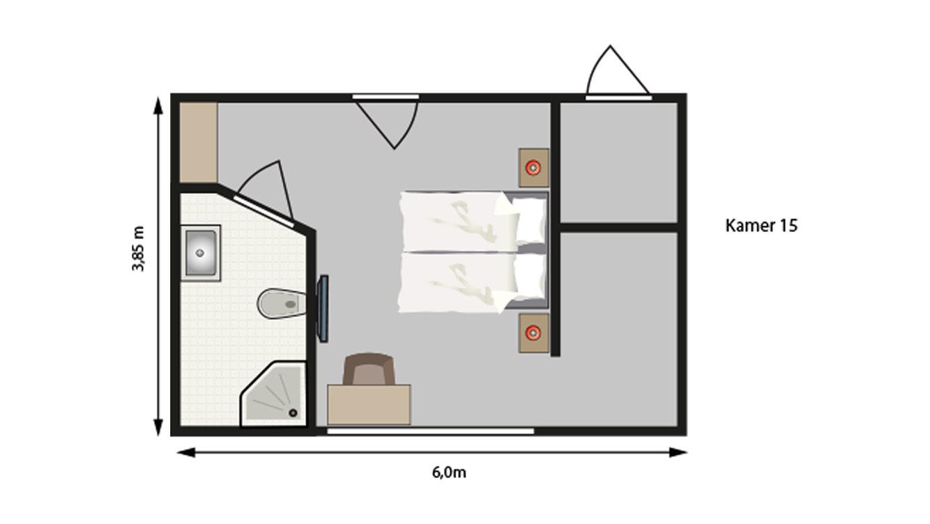 34pers groepsaccommodatie Landhuis Molecaten Park Landgoed Ginkelduin plattgrond 04