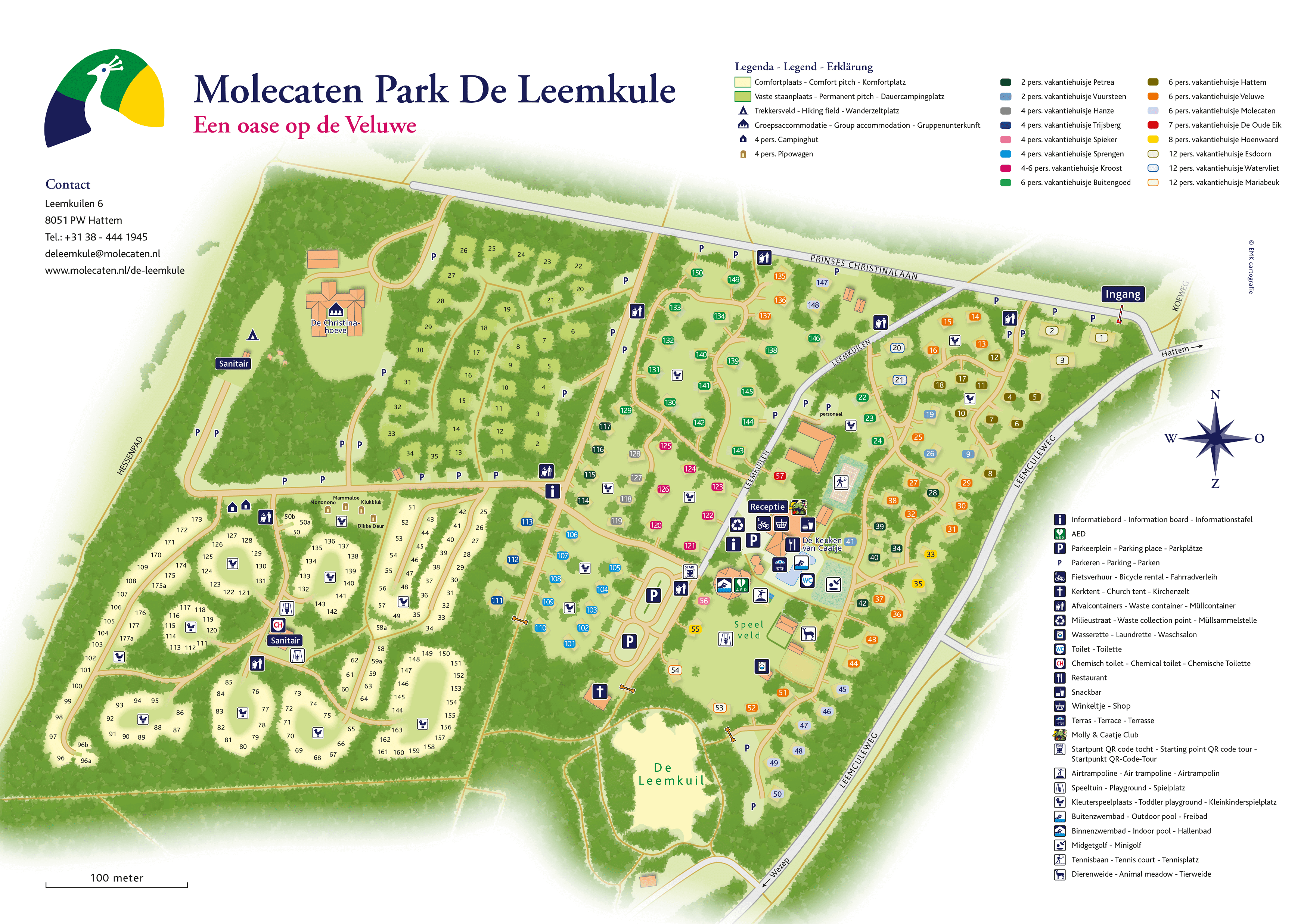 Molecaten Park De Leemkule accommodation.parkmap.alttext